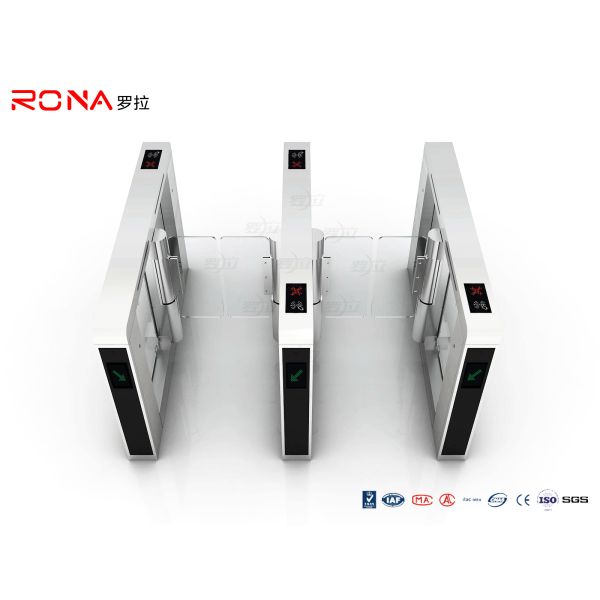 Luxury Servo Motor Access Control Barriers Dual Speed Gate Opener For Passenger