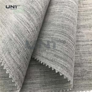 China Suits Garment Interfacing Elastic Adhesive Woven Woolen Fabric on sale