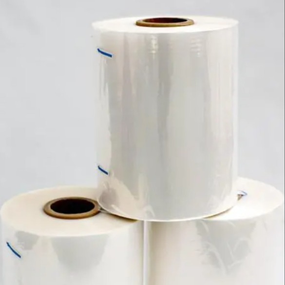20μM Thickness Centerfolded PVC Shrink Wrap Film Roll For Gift Baskets Hampers