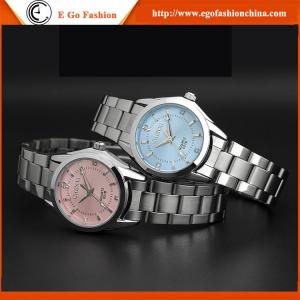 China 021B Pink Blue Watches Wholesale Watch Man Stainless Steel Watch Quartz Watch Couple Watch on sale