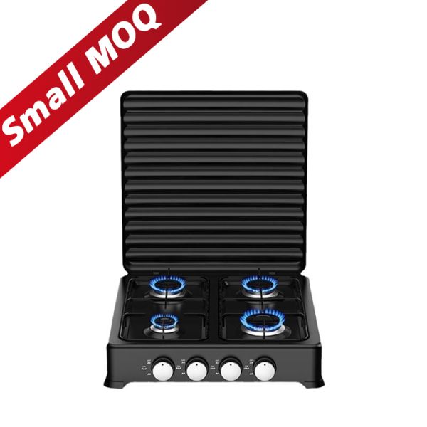 Household Cooking 4 Burner Camping Stove Professional Corrosion Resistant