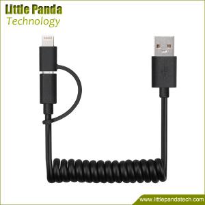  Wholesale USB Data Cable Spiral Coiled USB Male to Micro USB Cable for Phone Manufactures