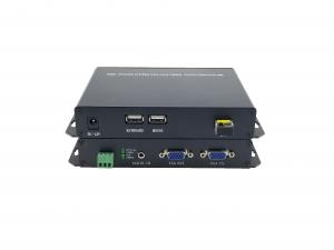  video  fiber optic converter, VGA+Audio+RS232 over fiber,20km Manufactures