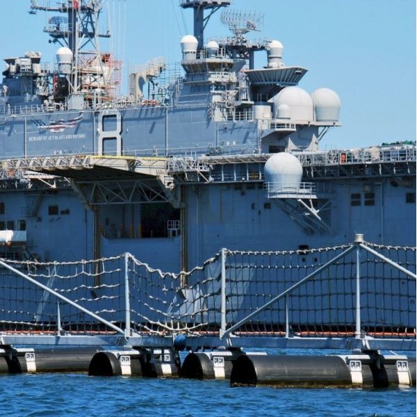 50Ft Floating Barriers Harbor Offshore Barriers For Stopping Ships