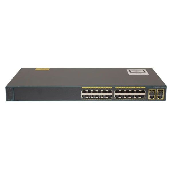 Cisco Catalyst C2960 Plus Business Network Switch 24 X 10/100 Ports Lan Base WS-C2960+24TC-L 2 X 10/100/1000 (RJ45)