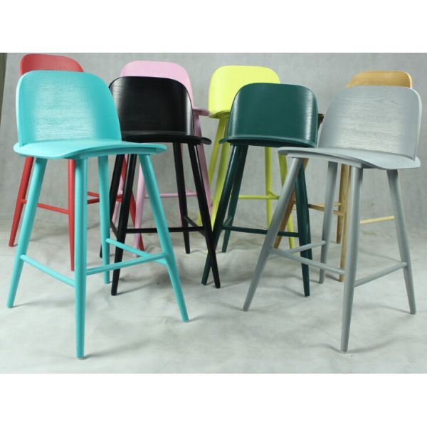 modern club wood bar chair furniture