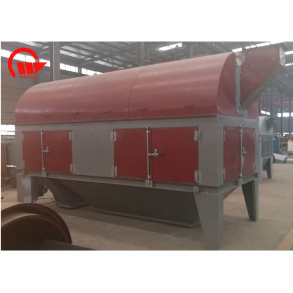 Rotary Wheat Cleaning Machine , Paddy Separator Sieve Portable Grain Cleaner