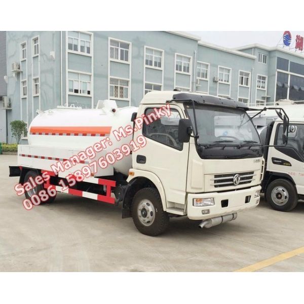 5500L Propane Bobtail Tanker Truck With Mobile Filling Gas Machine and Dispenser Propane Delivery Trucks Hot Sales