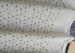 Eyelet White Flower Cotton Lace Dress Fabric , 100% Cotton Embroidered Lace