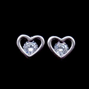  Blue Silver Cubic Zirconia Earrings With Pure 925 Silver Material Manufactures