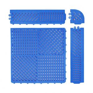  30x30 Anti Slip PVC Floor Mat Spas Verandas Interlocking Plastic Floor Tiles Manufactures