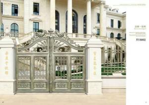  Architectural Steel Cast Iron Gates / Customized Metal Fence Door Manufactures