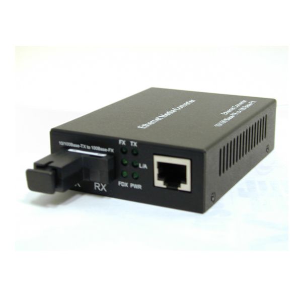 10 / 100M fiber optic ethernet converter , single mode media converter