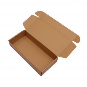 China Cheap folding corrugated flower packaging box brown kraft paper boxes on sale