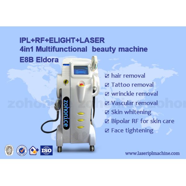 IPL RF Beauty Salon Hair Removal For Skin Tightening / Wrinkle Removal