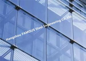 China Heat Insulation Double Layer Glass Curtain Wall Easy Installation on sale