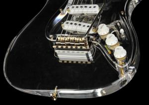  Good Quality Strat Electric Guitar Mahogany Neck Acrylic Body Alnico Pickups Manufactures