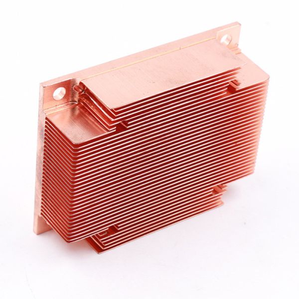 High Precision Copper Skiving Heat Sink Aluminum For IGBT Cooler