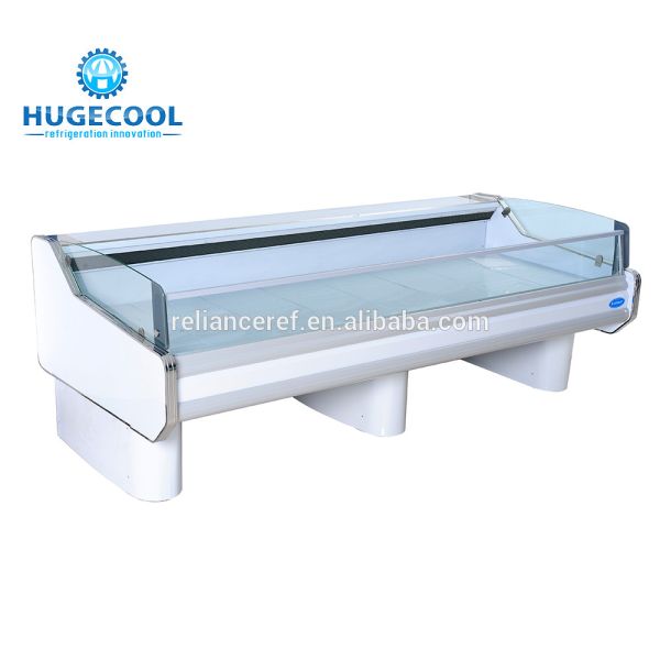 Auto Electrical Defrost Deli Display Cabinets Customized Capacity For Supermarket