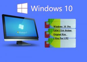 100% Original Windows 10 Pro COA Sticker Online Activate Customizable FQC COA X20