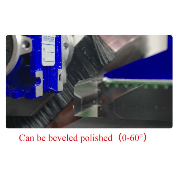 High Precision CE Certification Acrylic Edge Polisher 45 Degree Beveled Edge Automatic Polishing Machine