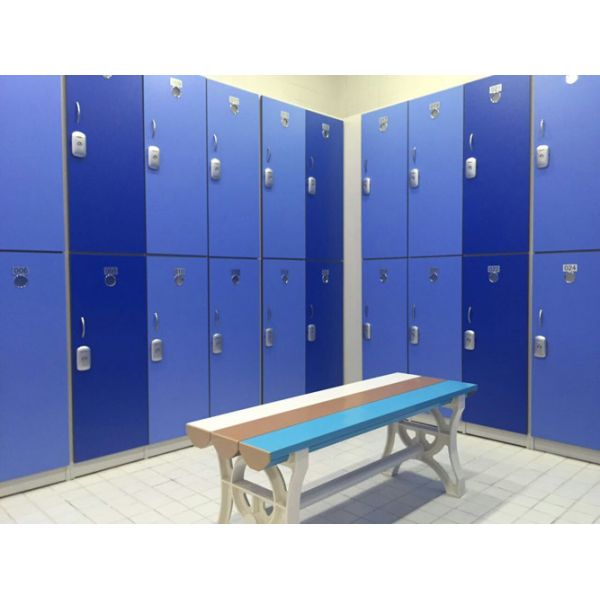 Durable / Lightweight Blue Office Storage Lockers H2000 × W933 × D450mm