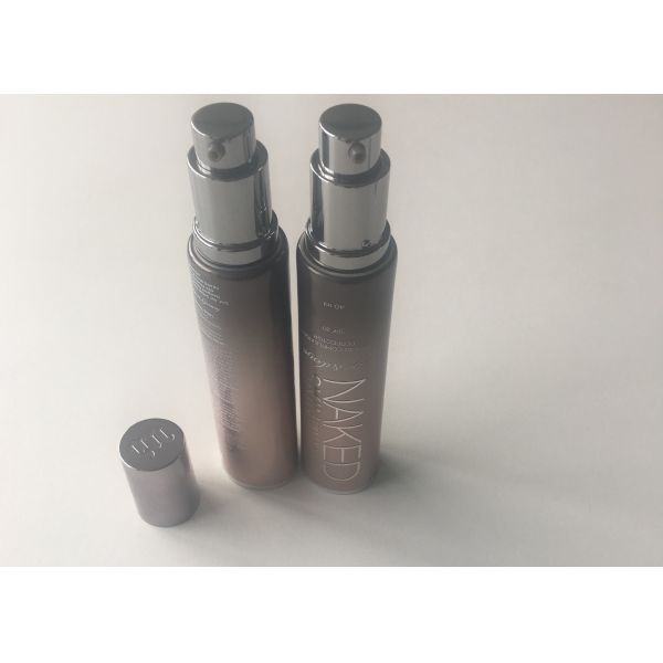Packaging Plastic Cosmetic Containers With Airless Pump Aluminizing Barrier Laminated