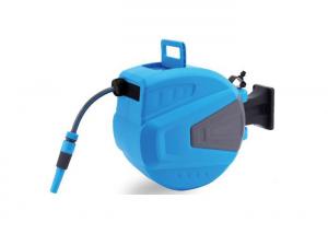  Auto Wind Self Retracting Water Hose Reel , Blue Commercial Garden Hose Reel Manufactures
