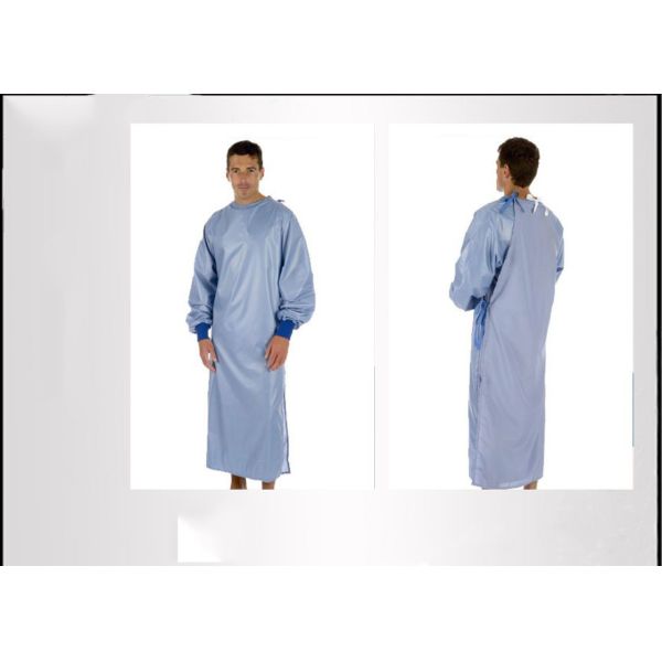 Air Permeable Disposable Surgical Gown Customized Logo For Medical / Food