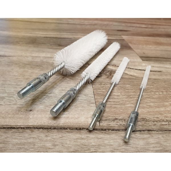 Spiral Helical Nylon Bristle Condenser Tube Pipe Cleaning Round Nylon Brush