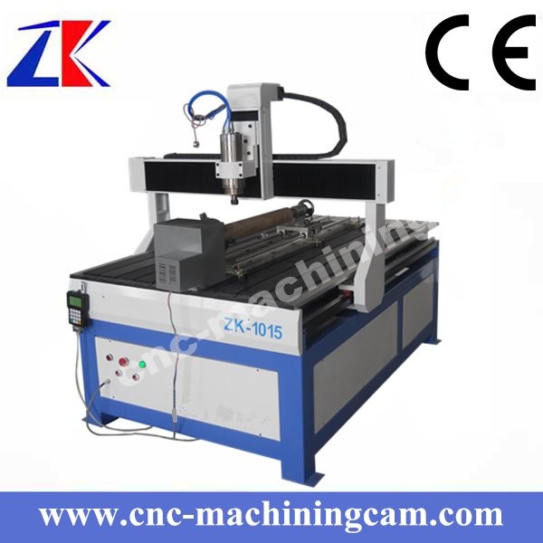 4th axies wood carvings machine ZK-1015 (1000*1500*200mm)