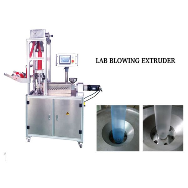 Lab Application Hdpe Blown Film Machine , Blown Film Extrusion Line Low Noise