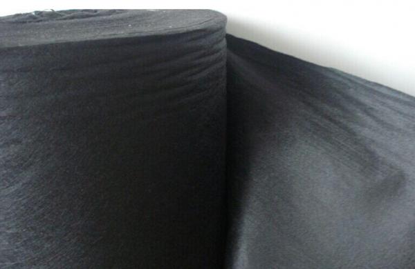 Black Bamboo fiber spunlace nonwoven fabric/Cross Lapping Black Viscose Polyester or Bamboo Charcoal Spunlace Nonwoven F
