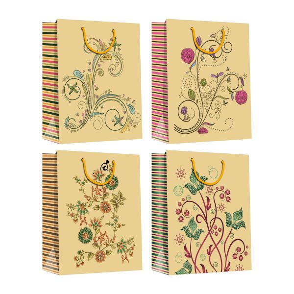 New Design Fashion brown paper bag/paper shopping bag/kraft paper bag