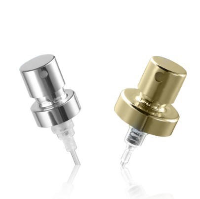 Cosmetic Perfume Pump Sprayer 11mm - 20.8mm Aluminium Perfume Crimp Pump