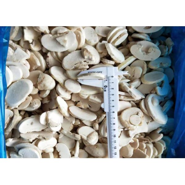 BRC No Residue IQF Frozen Sliced Champignon Mushroom For Catering