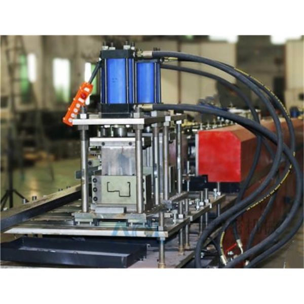 Aluminium Sheet Steel Door Frame Making Machines 380V 50Hz 3 Phases Voltage