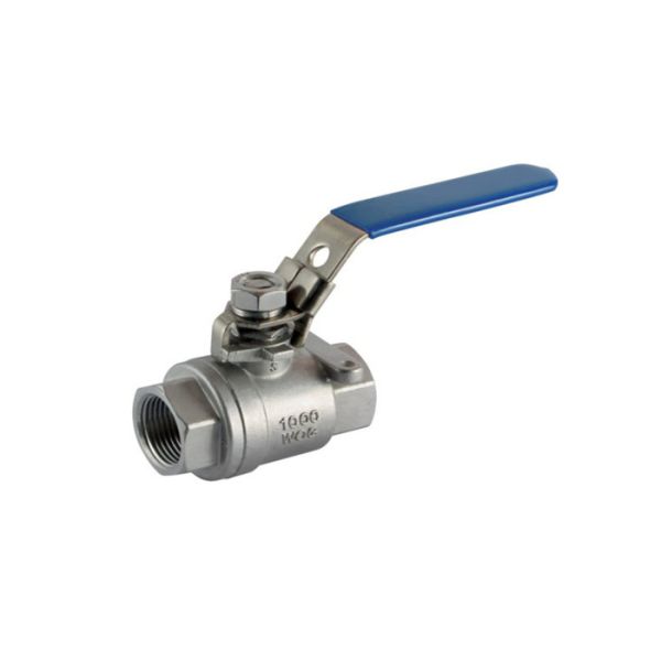CF8M/SS304 1000WOG 1/2 Inch Stainless Steel 2-Pc Ball Valve With Female End NPT BSPT
