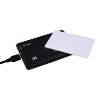 China IP 65 USB RFID Card Reader EM / Mifare Card Reader And Writer Black Color for sale