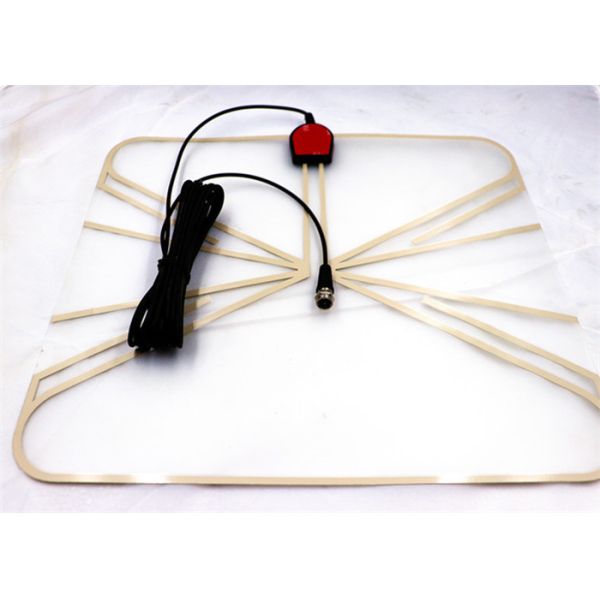 Indoor Digital Tv Antenna , Digital Tv Aerial With Amplifier Signal Booster , Usb Power Supply