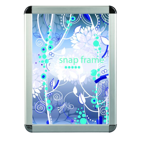 30 Mm Profile Snap Poster Frames Extrusion Round Corner Custom Color
