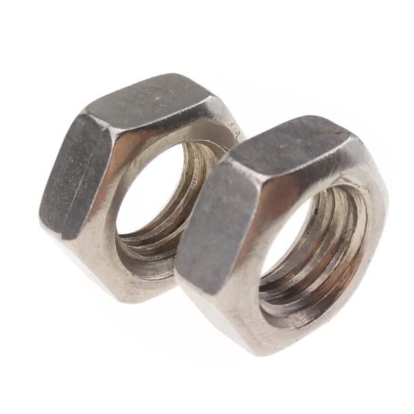 M8 M10 M12 Stainless Steel Galvanized Hex Nut Large Fastening Force Long Life