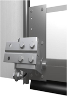 Wind Resistant Sectional Industrial Door Heat Insulating For Factory And Hangar