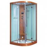Eco-Friendly Bamboo Steam Shower Room Square With Fm / CD / Mp3 Input