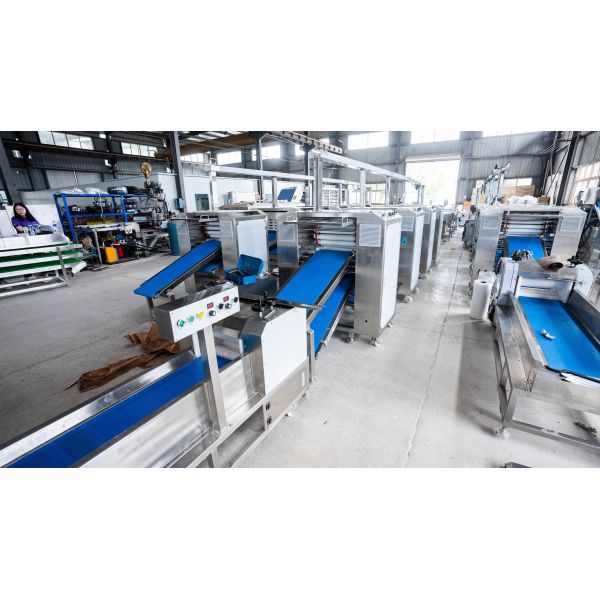 Commercial Use Paratha Onion Pancake Making Machine 6000 Pcs/H