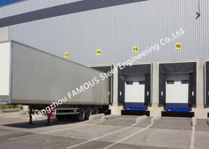  PVC Fabric Loading Dock Sectional Seal Lifting Industrial Garage Doors With Remote Operations Manufactures