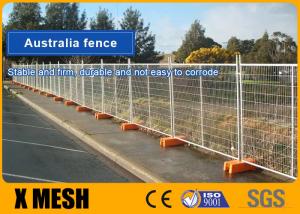  Pre Galvanized 2400x2100mm Temporary Fence Mesh Australia Standard With Base Manufactures