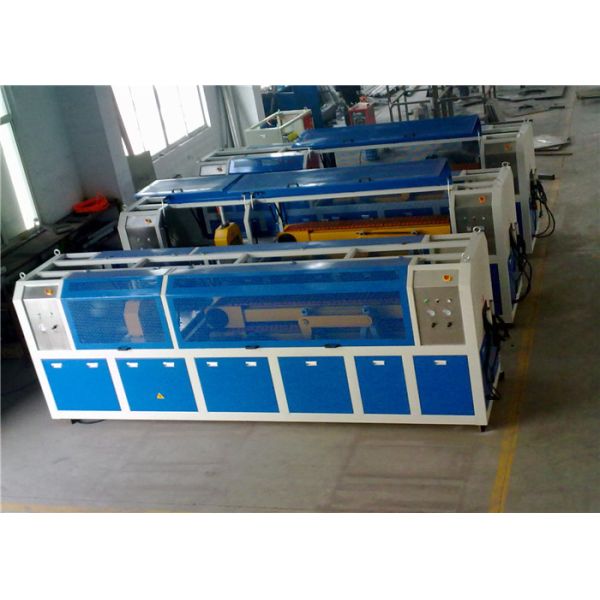 Plastic / WPC Profile Extrusion Line , Low Noise PVC Door Making Machine
