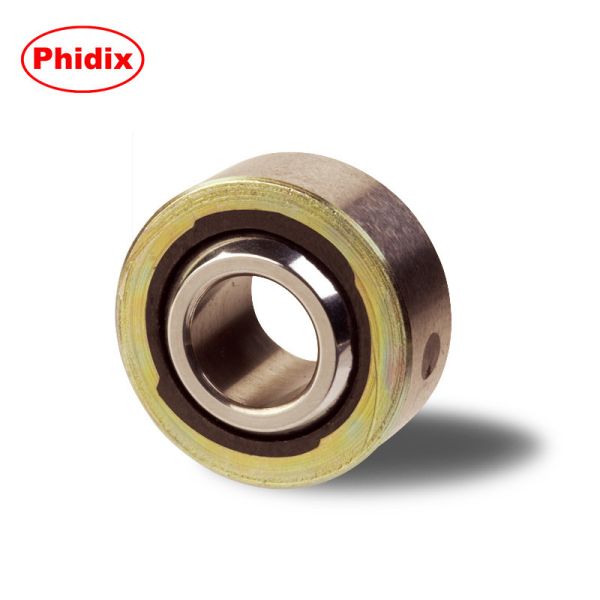 com p spherical ball bearing molded race self lubricating loader slot design