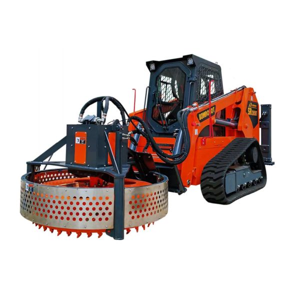 Heavy-Duty Skid Steer Attachment Manhole Saw Light Well Cover Milling